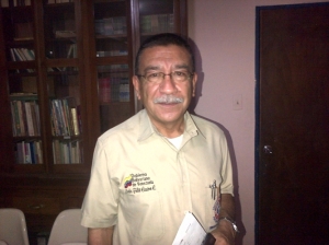 Félix Castro coordinador del servicio de control de vectores de la Dirección de Salud Ambiental